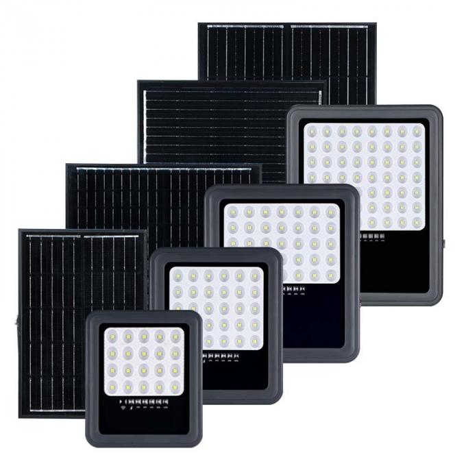 SMD 2835 LED Solar Powered Flood Lights 100 W High Power Waterproof Long Lifespan 1