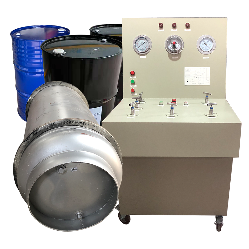 Heptafluoropropane perfluorohexanone fire extinguishing agent filling equipment