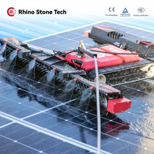 Remote Control Crawler Cleaner, Waterproof Modular Photovoltaic Cleaning Robot