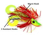 Multifunction Fishing Lure Set Metal Lead Head Jigging Lures 5PCS 100g