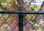 Hot Dipped Galvanized 12.5 Gauge Chain Link Fence Solid Black