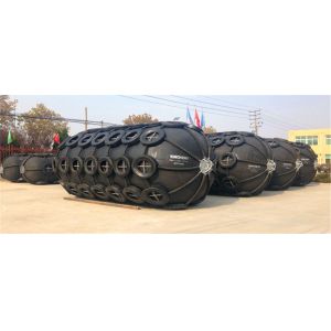 Pneumatic Marine Fenders 3.3x6.5m Natural Rubber Yokohama Design