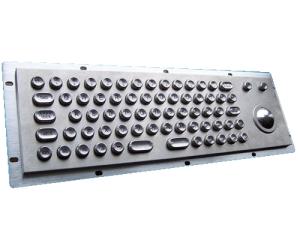China MKT2641 Medium Metal Keyboard with Trackball factory