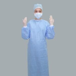 China No Stimulus Sterile Surgical Gowns PP / SMS Material Feeling Soft CE Approved factory