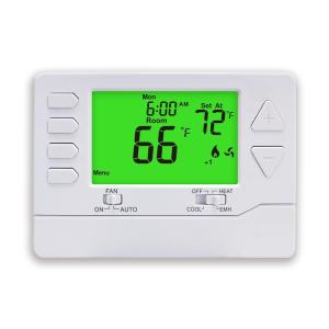 China Riseem 24VAC 2 Heat 1 Cool HVAC Central Heating Thermostat With NTC Sensor factory