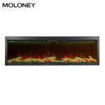 2800mm Freestanding Electric Fireplace Temperature Control Remote Control