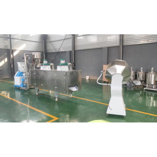 500-1000kg/H Dry Type Fish Feed Extruder Twin Screw Shrimp Feed Pellet Mill