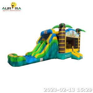 China OEM ODM Outdoor Inflatable Bounce House 0.55mm PVC Inflatable Bouncer Combo factory