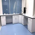 Microbiology Laboratory Wall Bench Plywood Chemical Lab Table With Resistant