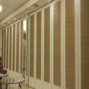 China 65MM Thickness Banquet Sliding Doors Interior Room Dividers For Hotel factory