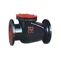China Ductile Iron Flange End Swing Check Valve , Brass Metal Seat wafer check valve factory