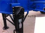 Flatbed Cargo Container Semi Trailer 3 * 13 Ton Capacity With Tubeless Tire