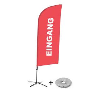 China 5m Sign Banners Custom Prints Outdoor Beach Feather Flags Mini Teardrop Poles Ground Spike factory