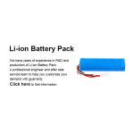 Rechargeable 18650 li ion battery pack 7.4v 5600mah Li-ion Battery Pack for