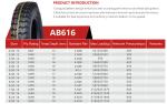 Chinses Factory off road tyre Bias AG Tyres AB616 6.00-13