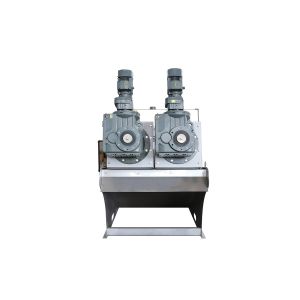 China Compact Sewage Treatment Plant Sludge Dewatering Machine Screw Press 0.12m³/h-135m³/h on sale