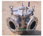 Sea Water Filter For Auxiliary Seawater Pump Inlet , Suction Coarse Water Filter