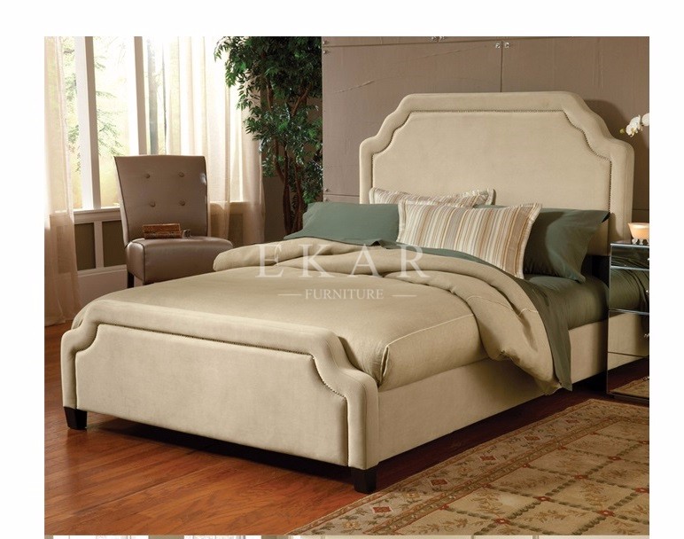 Wooden Bed Sample Sleigh King Size Bed Frame