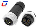 3 Pin Male Female Waterproof Outdoor Electrical Connectors 3 Phase M25 500V 50A