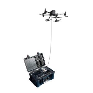 China Secure Tethered Uav Relay System 3000W Tethered Drone Box 220VAC factory