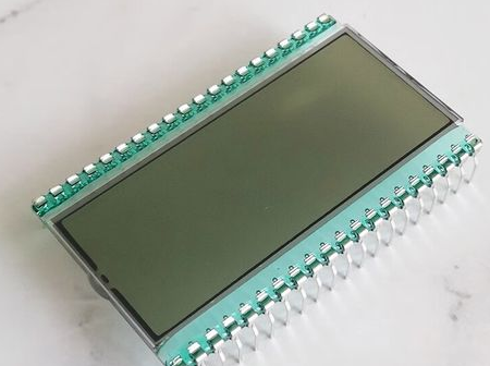 China TN Positive Reflective Monochrome Black Digits Custom Segment LCD Display factory
