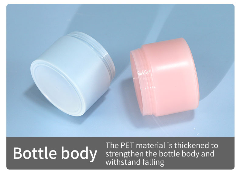 Double Wall PP 100g 3.38oz Cosmetic Jars for Body Butter Jars Cream Material Face Mask Hair Oil Packaging Containers
