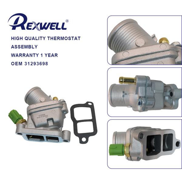 31293698 30650469 30777476 Coolant Thermostat kit Aluminium Thermostat Housing for Volvo C70 S60 S80 V70 XC70 XC90 05-06