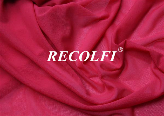 Breathable Solid Matte Mesh Fabric Activewear Made From Recycled Plastic
