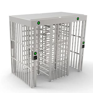 Community Security Full Height Turnstile Gates Biometric Facial Recognition