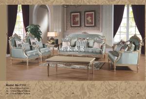 China Classic Carved Luxury Sofa Set Design Living Room Furniture factory