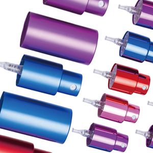 Metallic Texture Mist Sprayer Pump For High End Perfume With Leak Proof Design