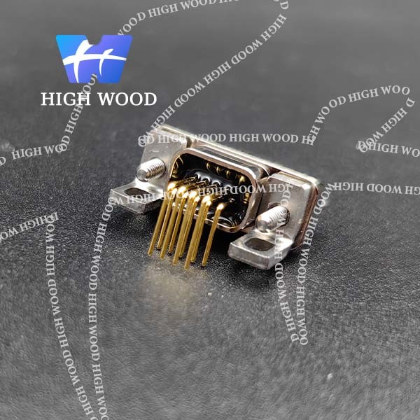 J30J SERIES MICRO-D Connectors,HW-J30J-9ZKWP2-J, J30J Series Twisted Pin Micro Rectangular Electrical Connector