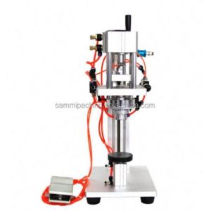 High Quality Semi-Automatic Pneumatic Corking Machine for Perfume Bottles for