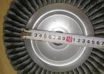 Multilayer Twisted 10 Inch Wire Wheel Brush For Metal Tube Rust Removal