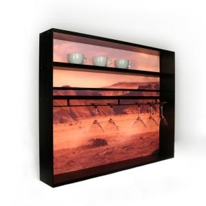 China Home Decoration Aluminum Display Shelf for Living Room / Kitchen factory