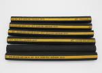 ID 1 / 4" ~ 2" 4SP 4 Wire Hydraulic Hose Black Cloth Wrapped Cover