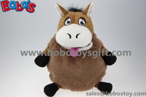 China 15.8&quot;Funny Tan Donkey Baby Travel Bag Plush Kids Backpack as Baby Gift Bos-1222 factory