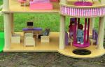 Children ISO9001 Castle Wooden Doll House Toys Dream House