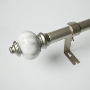 China 0.5mm Thickness Resin Finial Iron Pipe Rods For Curtains factory