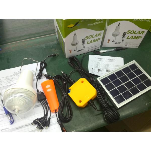 Solar Lantern with torch remote control, solar lamps with Lighting Africa IEC