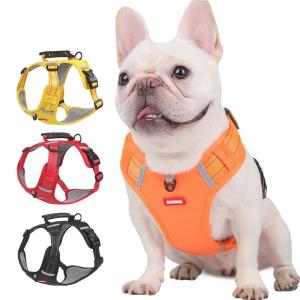 China Lightweight Pet Oxford Cloth Harness Vest Reflective Strips For Pets factory