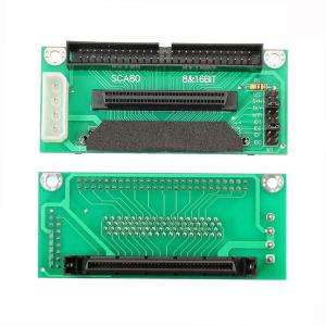 China SCSI SCA 80 Pin to 68Pin to 50 Pin IDE Hard Disk Adapter Interchangeable Converter factory