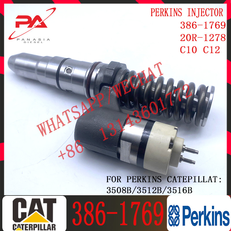 386-1769 Diesel Fuel Injector 20R-1278 For C-A-Terpillar 3508B 3512B 3516B Engine Common Rail
