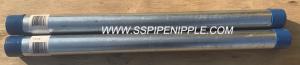 China Ready Cut Sch40 1 X18 Astm A53 Hot Galvanized Pipe Nipple NPT factory