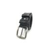 Buy cheap 3 Lines Stitch Mens Leather Dress Belt Pin Buckle 1.5 Wide Black And Brown Color from wholesalers