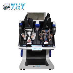 China 9D Machine Game VR Simulator Virtual Reality Theme Park 2 Chairs 360 degree factory