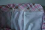 Lycra Fabric Stretchy Womens Sports Leggings Pink Color Custom Designs