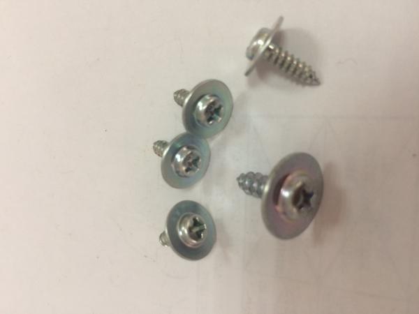 Stainless Steel Rounded Head Screws with Washer for Sheet Metal Pan Head SEM