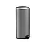30L Stainless Steel Household Stylish Thin Lid Pedal Trash Bin Waste Bin Dustbin
