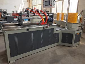 Multi Knife Paper Pipe Making Machine Two Heads Model CNC Controlled